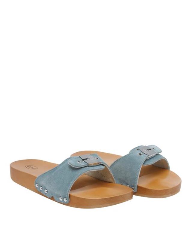 숄 [해외직구] 26SS 숄 뮬 슬리퍼 F00951 1017 Denim 착용컷