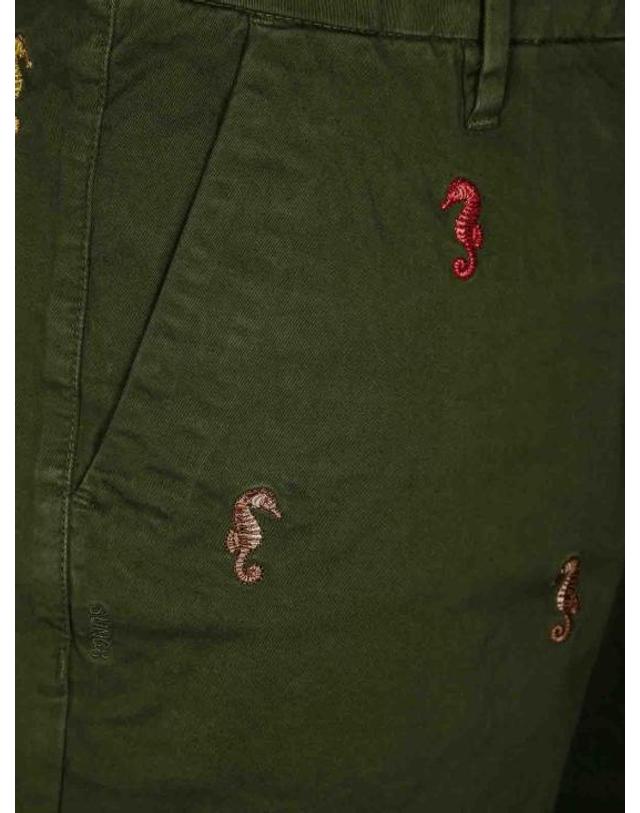 썬 68 [해외직구] 25SS 썬 68 숏팬츠 B3510337VERDEMARCIO Green 착용컷