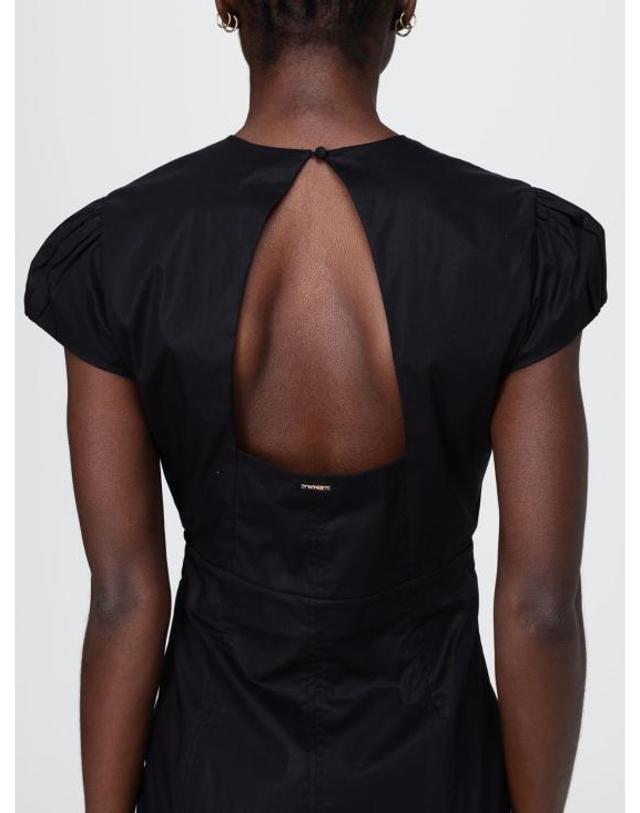 트윈셋 [해외직구] 26SS 트윈셋 롱 원피스 261TT2025 00006 Black 착용컷