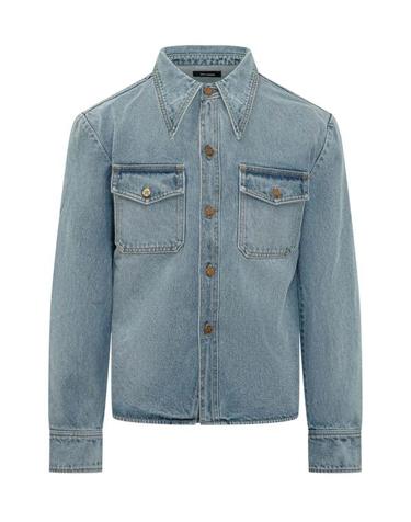 [해외직구] 26FW 윌리 차바리아 긴팔 셔츠 MMDTO003043N 031 CLASSIC BLUE