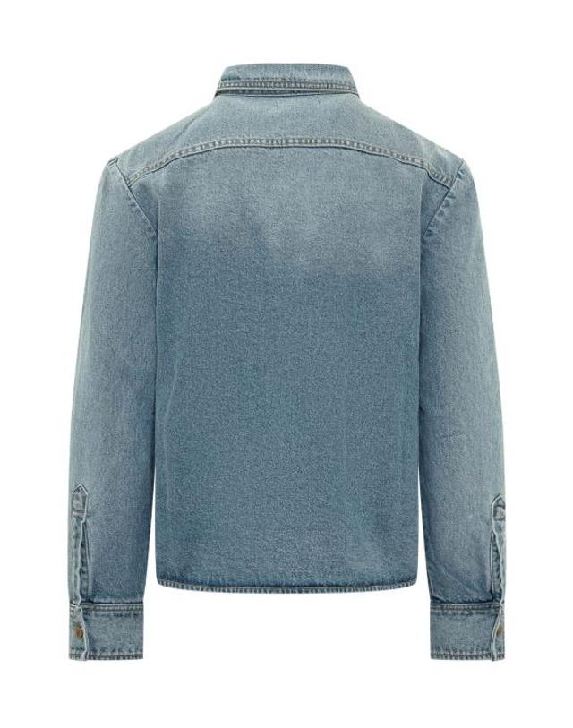 윌리 차바리아 [해외직구] 26FW 윌리 차바리아 긴팔 셔츠 MMDTO003043N 031 CLASSIC BLUE 착용컷