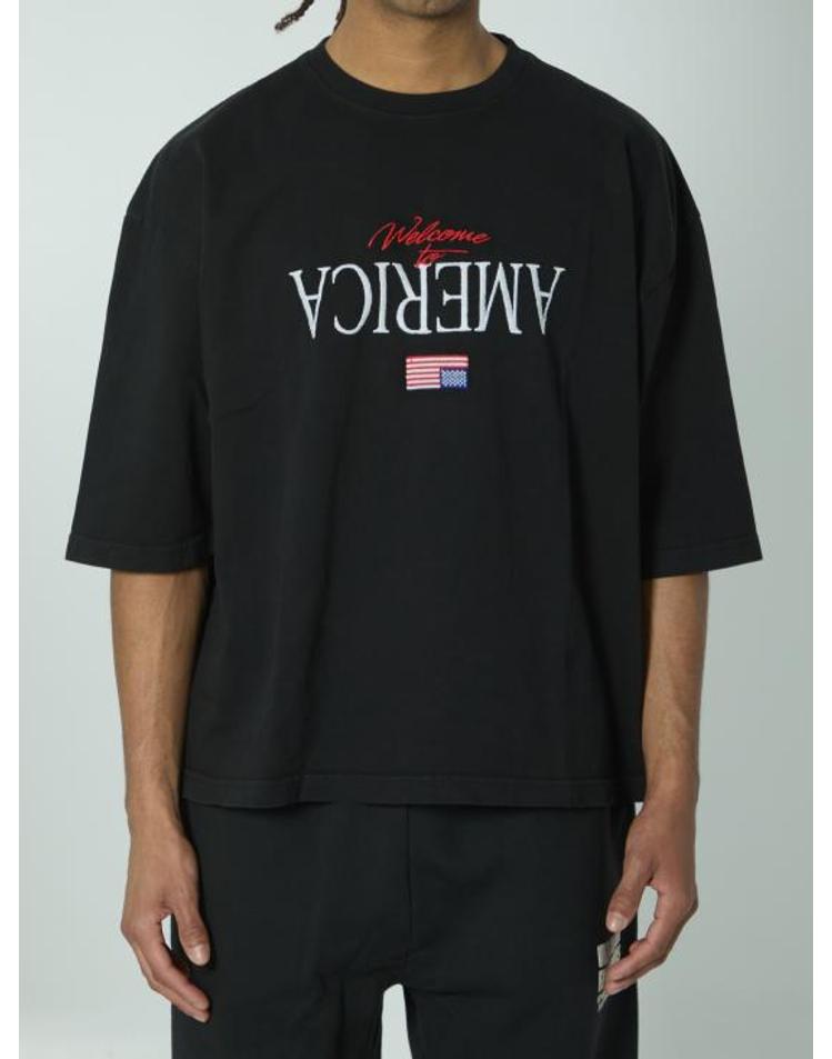 WILLY CHAVARRIA [해외] 26SS 윌리 차바리아 반팔 티셔츠 WCJSY0220 001 BLACK EQG3XX00628