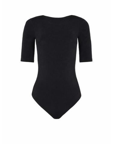 [해외직구] 26FW 월포드 바디수트 티셔츠 75089 7005 BLACK