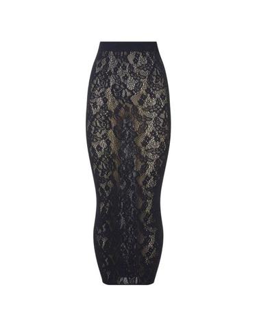 [해외직구] 26FW 월포드 롱 스커트 534907005 BLACK