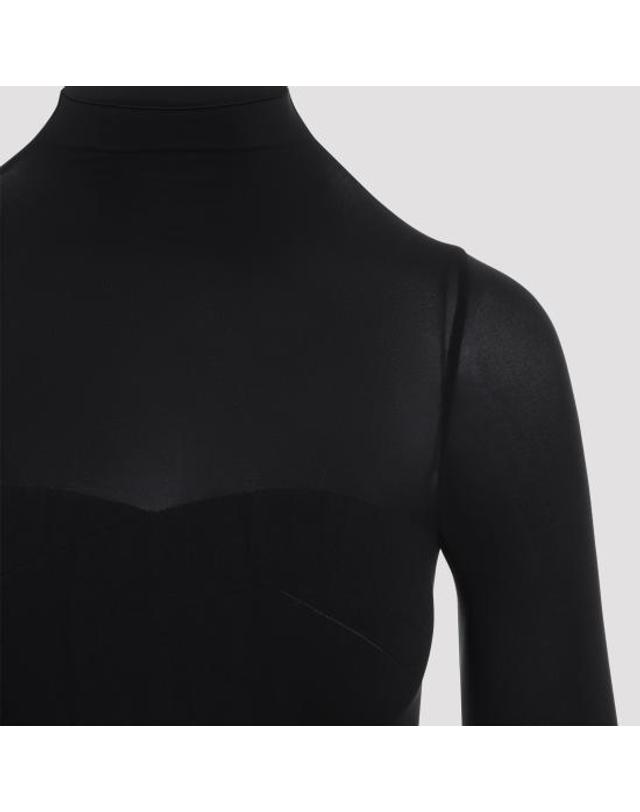 월포드 [해외직구] 26FW 월포드 바디수트 티셔츠 77129 9180 BLACK 착용컷