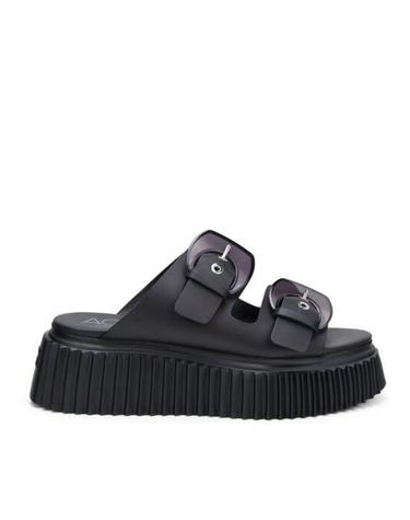 [해외직구] 23SS 에이지엘 뮬 슬리퍼 D642071PQKO0371013 Black