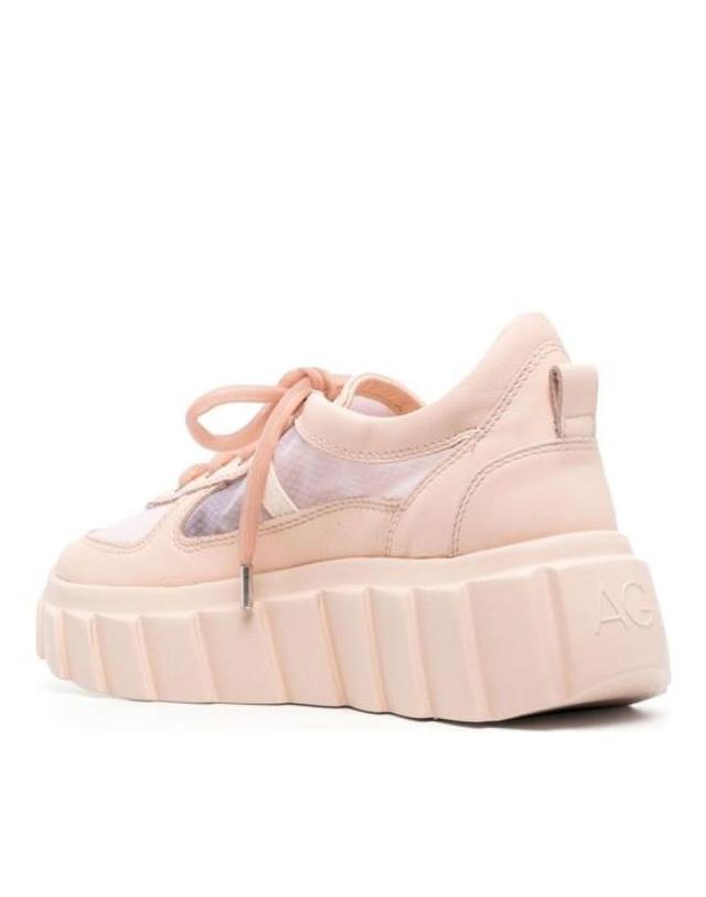 에이쥐엘 [해외직구] 22SS 에이지엘 스니커즈 D943007PGKB112F164 Pink 착용컷