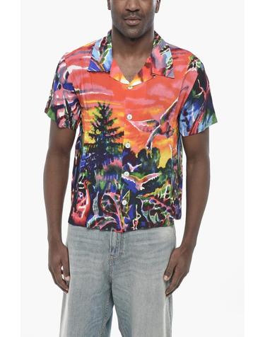 [해외직구] 브레인데드 반팔 셔츠 T04001853RDRED Multicolor