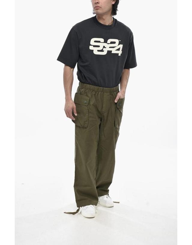 브레인 데드 [해외직구] 브레인데드 카고 팬츠 B04003670GROLIVE Green 착용컷