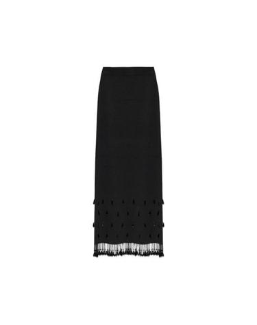 [해외직구] 26FW 바이말렌비거 롱 스커트 ESTILLA 050 BLACK