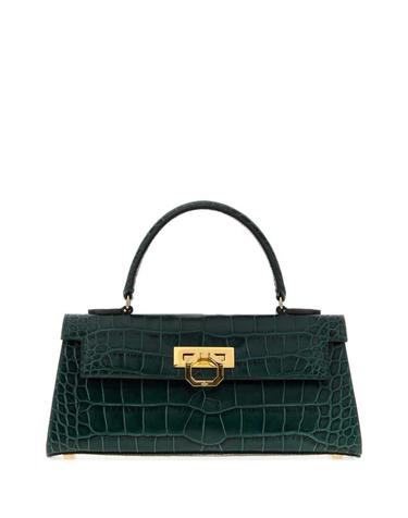 [해외직구] 26FW 카보티 토트백 242COCCO DEEPETRGRE GREEN