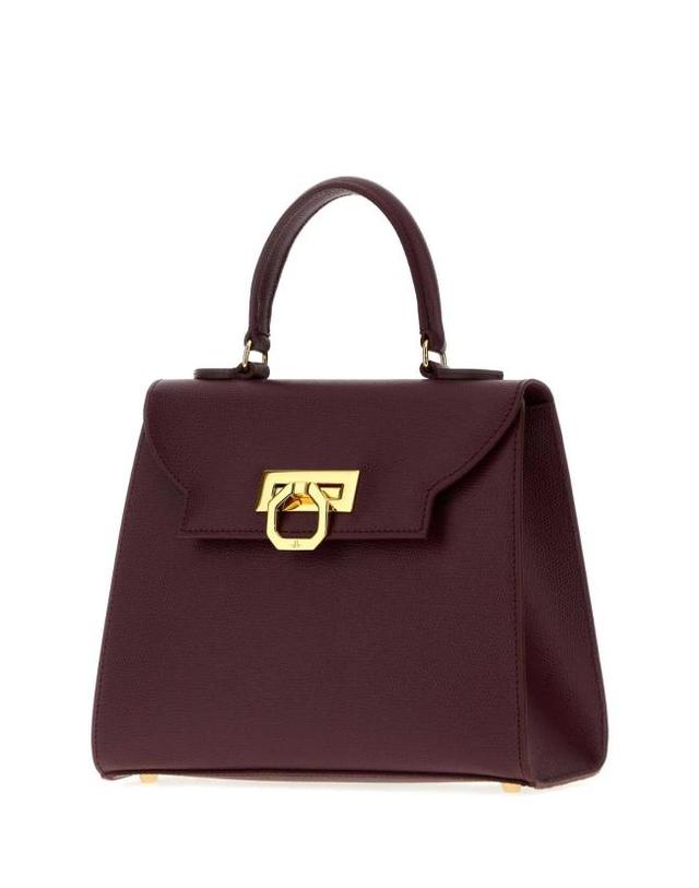 까르보띠 [해외직구] 26FW 카보티 토트백 444PALMELLATO BORDEAUX BURGUNDY 착용컷