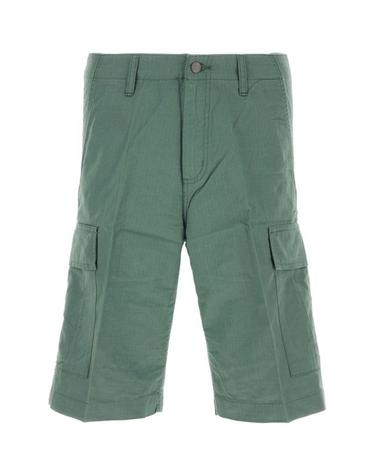 [해외직구] 25SS 칼하트 WIP 콜룸비아 립스탑 레귤러 카고 쇼츠 I028246 29N02 Green