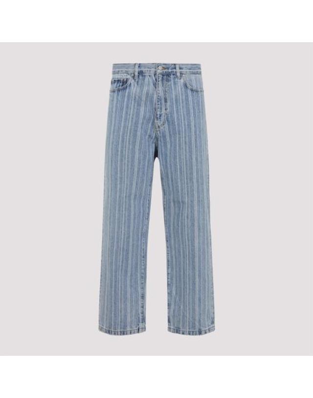 칼하트 윕 [해외직구] 25FW 칼하트 WIP I03556232H12 RYLAN STRIPE BLUE 착용컷