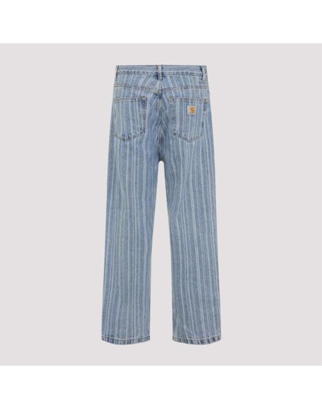 칼하트 윕 [해외직구] 25FW 칼하트 WIP I03556232H12 RYLAN STRIPE BLUE 착용컷