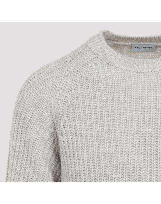 칼하트 윕 [해외직구] 26FW 칼하트 WIP 스웨터 I0353882LPXX FLEUR NUDE NEUTRALS 착용컷