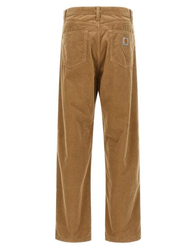 칼하트 윕 [해외직구] 25FW 칼하트 WIP 스트레이트 팬츠 I0322978Y02 Beige 착용컷