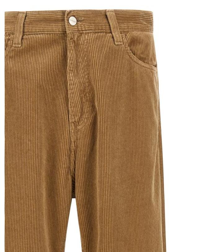 칼하트 윕 [해외직구] 25FW 칼하트 WIP 스트레이트 팬츠 I0322978Y02 Beige 착용컷