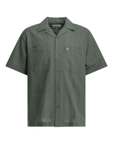 [해외직구] 26SS 칼하트 WIP 숏슬리브 가레스 셔츠 I0362063GD XX Green