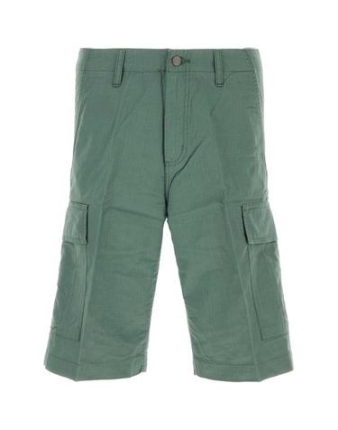 [해외직구] 25SS 칼하트 WIP 콜룸비아 립스탑 레귤러 카고 쇼츠 I028246 29N02 GREEN