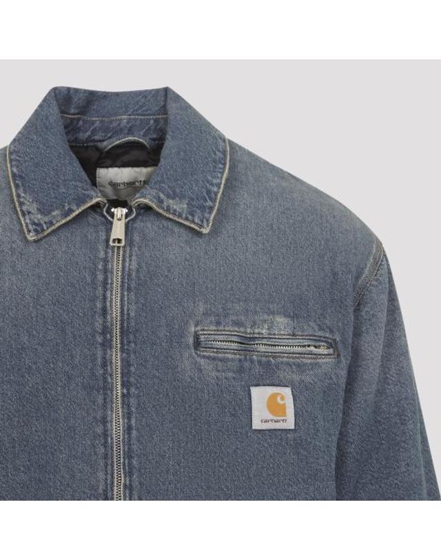 칼하트 윕 [해외직구] 26FW 칼하트 WIP OG 디트로이트 자켓 I03625901B703 BLUE 착용컷