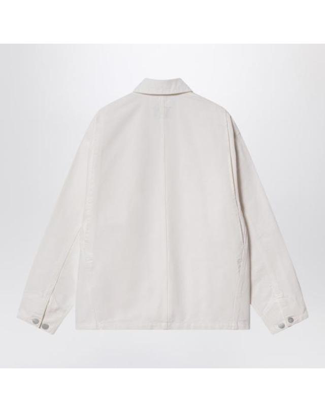 칼하트 윕 [해외직구] 26SS 칼하트 WIP 디어본 캔버스 OG 미시건 코트 I031570CO White 착용컷