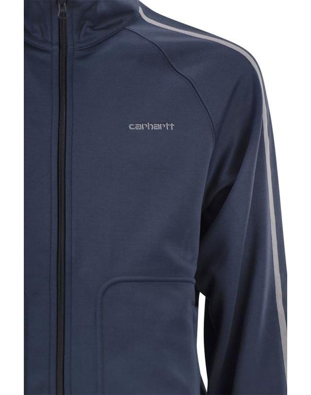 칼하트 윕 [해외직구] 26SS 칼하트 WIP 볼라 스웨트 자켓 I036223 3Q6XX BLUE 착용컷