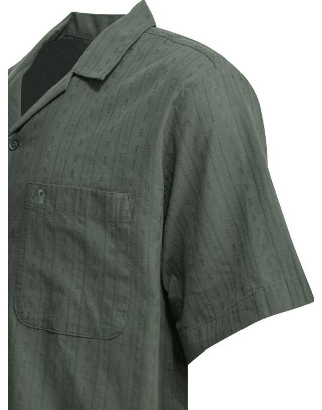 칼하트 윕 [해외직구] 26SS 칼하트 WIP 숏슬리브 가레스 셔츠 I0362063GDXX GREEN 착용컷
