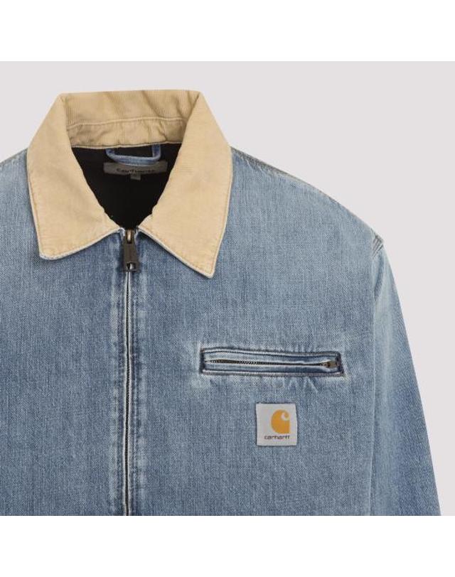 칼하트 윕 [해외직구] 26FW 칼하트 WIP OG 디트로이트 자켓 I0365932XNUR03 BLUE 착용컷