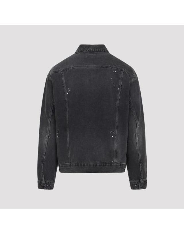 칼하트 윕 [해외직구] 26FW 칼하트 WIP 데님 자켓 I03335289EJ BLACK 착용컷