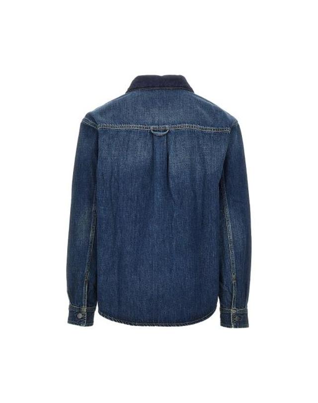 칼하트 윕 [해외직구] 26FW 칼하트 WIP 데님 자켓 I037532 Blue 착용컷