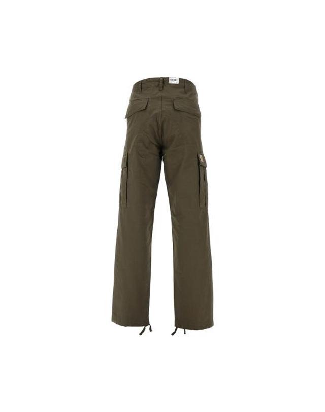 칼하트 윕 [해외직구] 26FW 칼하트 WIP 콜룸비아 립스탑 레귤러 카고 팬츠 I032467 Green 착용컷