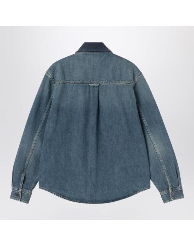 칼하트 윕 [해외직구] 26FW 칼하트 WIP 데님 셔츠 I037532CO Blue 착용컷