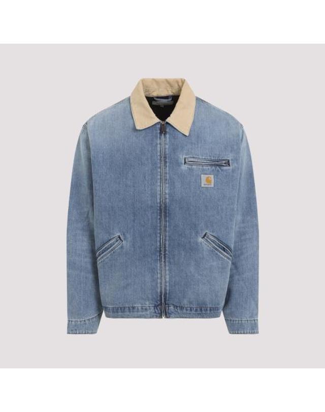 칼하트 윕 [해외직구] 26FW 칼하트 WIP OG 디트로이트 자켓 I0365932XNUR03 BLUE DUSTY H BROWN 착용컷