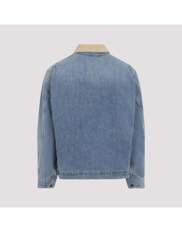 칼하트 윕 [해외직구] 26FW 칼하트 WIP OG 디트로이트 자켓 I0365932XNUR03 BLUE DUSTY H BROWN 착용컷