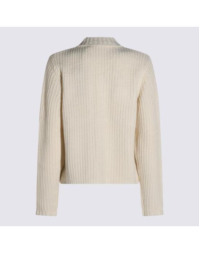 칼하트 윕 [해외직구] 26FW 칼하트 WIP 로고 패치 골지 가디건 I035379 05XX NATURAL 착용컷
