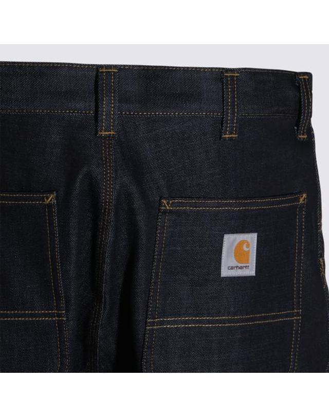 칼하트 윕 [해외직구] 26FW 칼하트 WIP OG 싱글 니 팬츠 I034871 0101 BLUE RIGID 착용컷