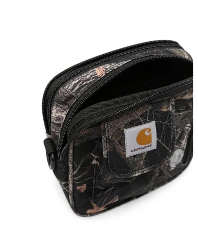 칼하트 윕 [해외직구] 26FW 칼하트 WIP 에센셜스 백 I031470 3X5XX CAMO FEATHER TREE BLACK 착용컷