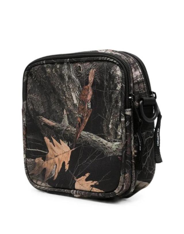 칼하트 윕 [해외직구] 26FW 칼하트 WIP 에센셜스 백 I031470 3X5XX CAMO FEATHER TREE BLACK 착용컷