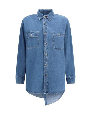 [해외직구] 26SS 이엘브이 데님 셔츠 200220303 MIDBLUE LIGHT BLUE