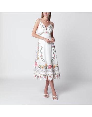 [해외직구] 26FW 팜 리오 롱 원피스 355804CO L0025 WHITE