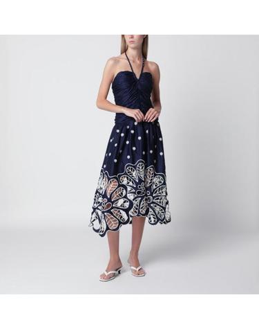 [해외직구] 26FW 팜 리오 롱 원피스 355807CO L0077 BLUE