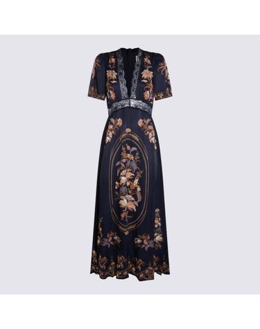 [해외직구] 26FW 팜 리오 롱 원피스 374253 26106 LARA NAVY BLUE
