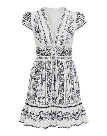 [해외직구] 26FW 팜 리오 미디 스커트 35682725208 WHITE