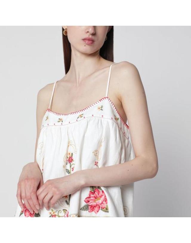 팜리오 [해외직구] 26FW 팜 리오 민소매 티셔츠 355785CO L0025 WHITE 착용컷