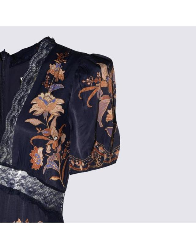 팜리오 [해외직구] 26FW 팜 리오 롱 원피스 374253 26106 LARA NAVY BLUE 착용컷