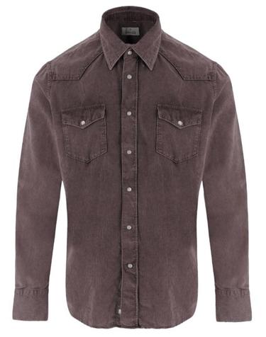 [해외직구] 26FW 게라르디니 긴팔 셔츠 WEST877T3820 Brown
