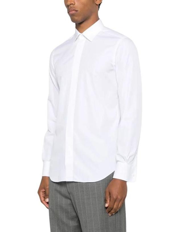 게라디니 [해외직구] 25FW GHERARDI 긴팔 셔츠 BTE 1T 7A 1029 000 WHITE 착용컷