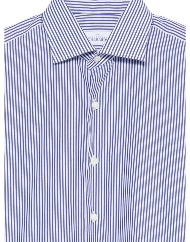 게라디니 [해외직구] 26SS 알레산드로 게라르디 긴팔 셔츠 BP1 2G 7T W015 608 DARK BLUE 착용컷