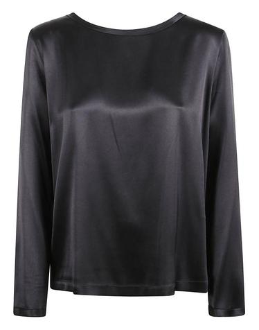 [해외직구] 25FW Her 블라우스 ALBA LUCIDA M L C999 Black